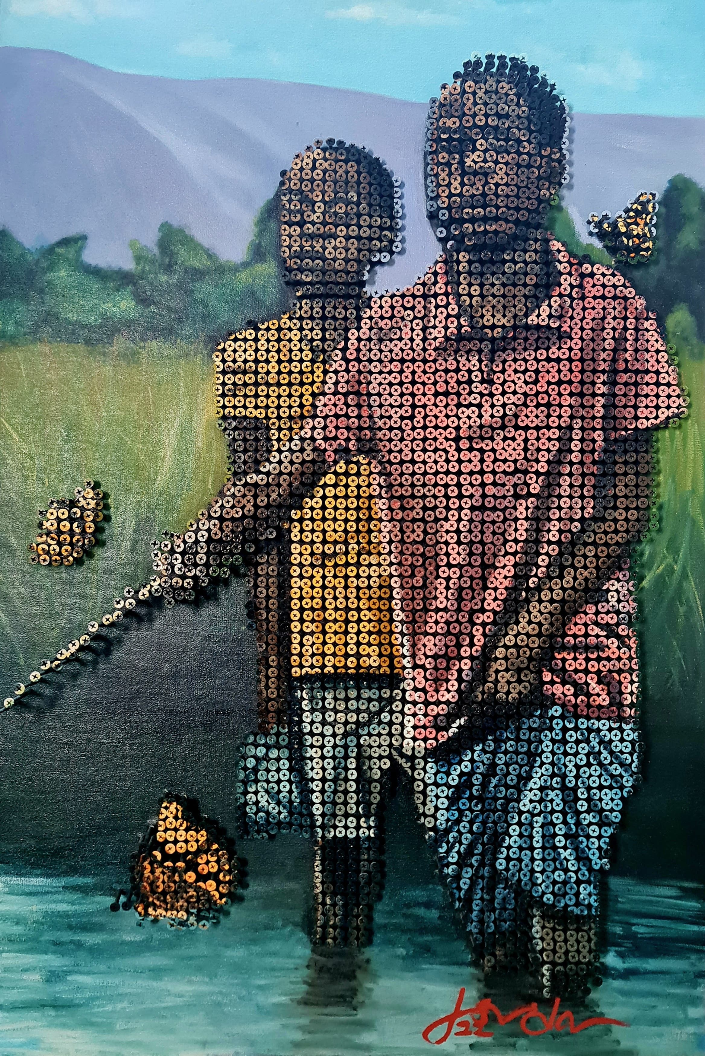 Black River Fishing, Oil + Screws by Gavin Jordan