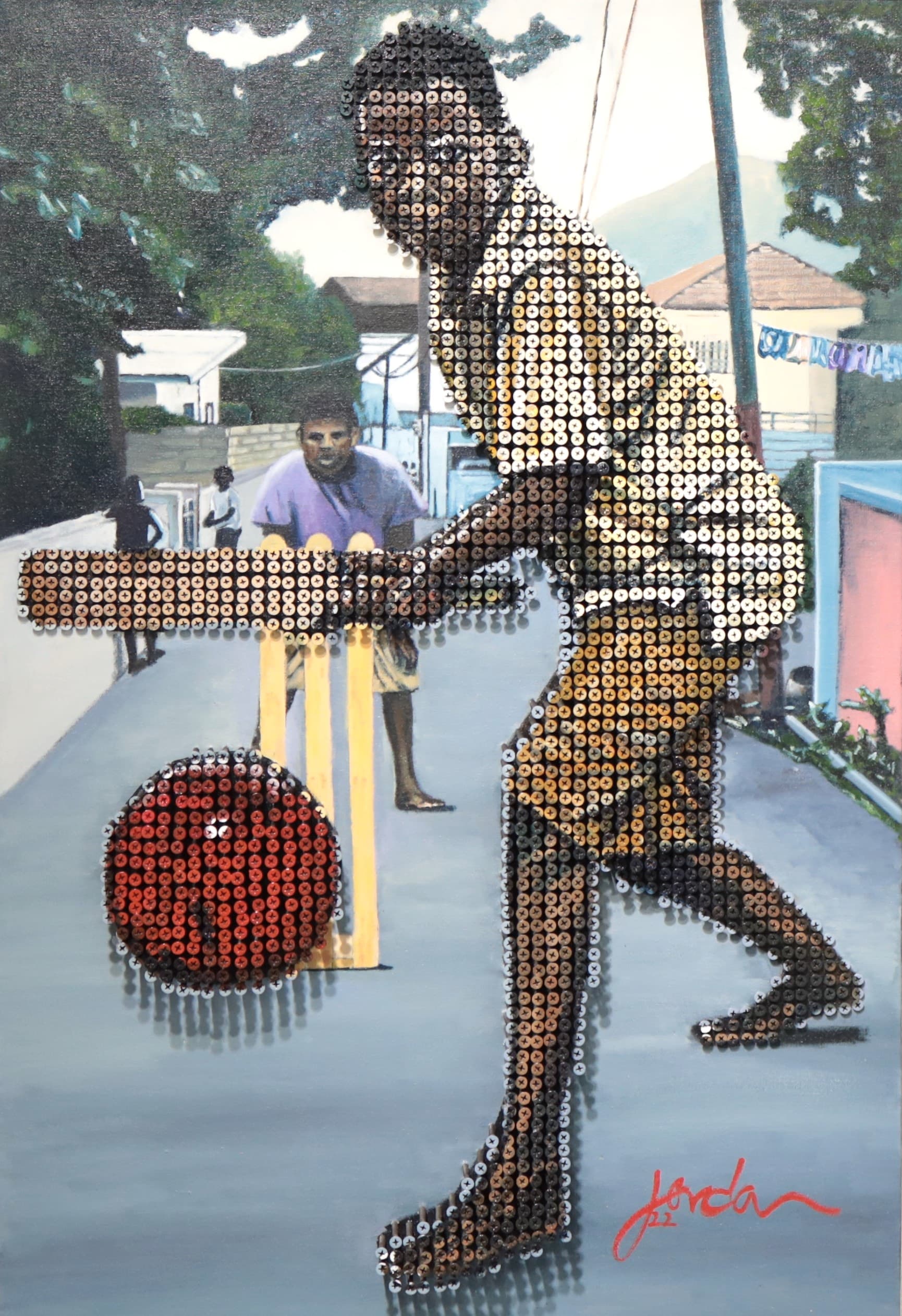 Street Games, Oil + Screws by Gavin Jordan